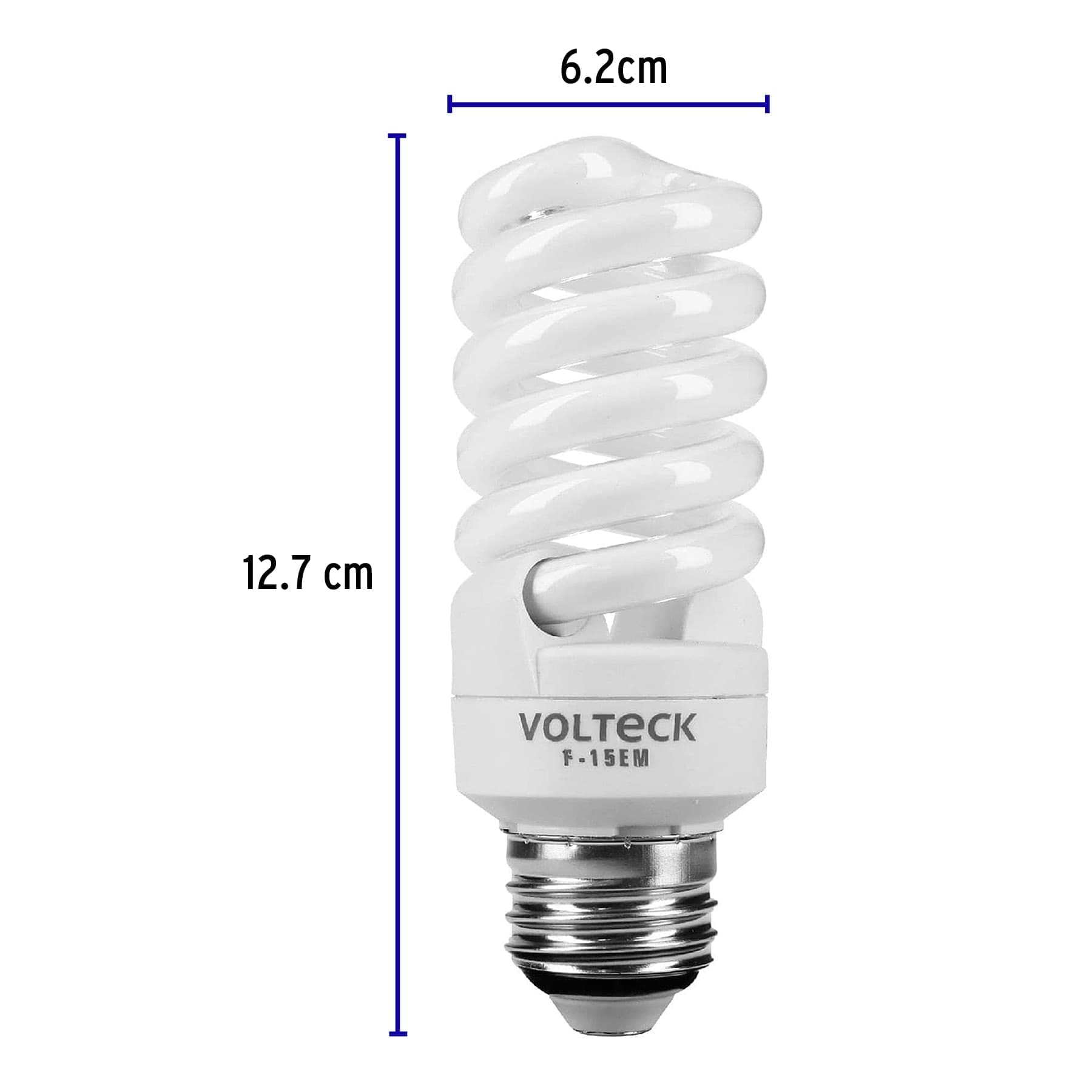 LAMPARA ESPIRAL MINI DE 15 W VOLTECK - Imagen 2