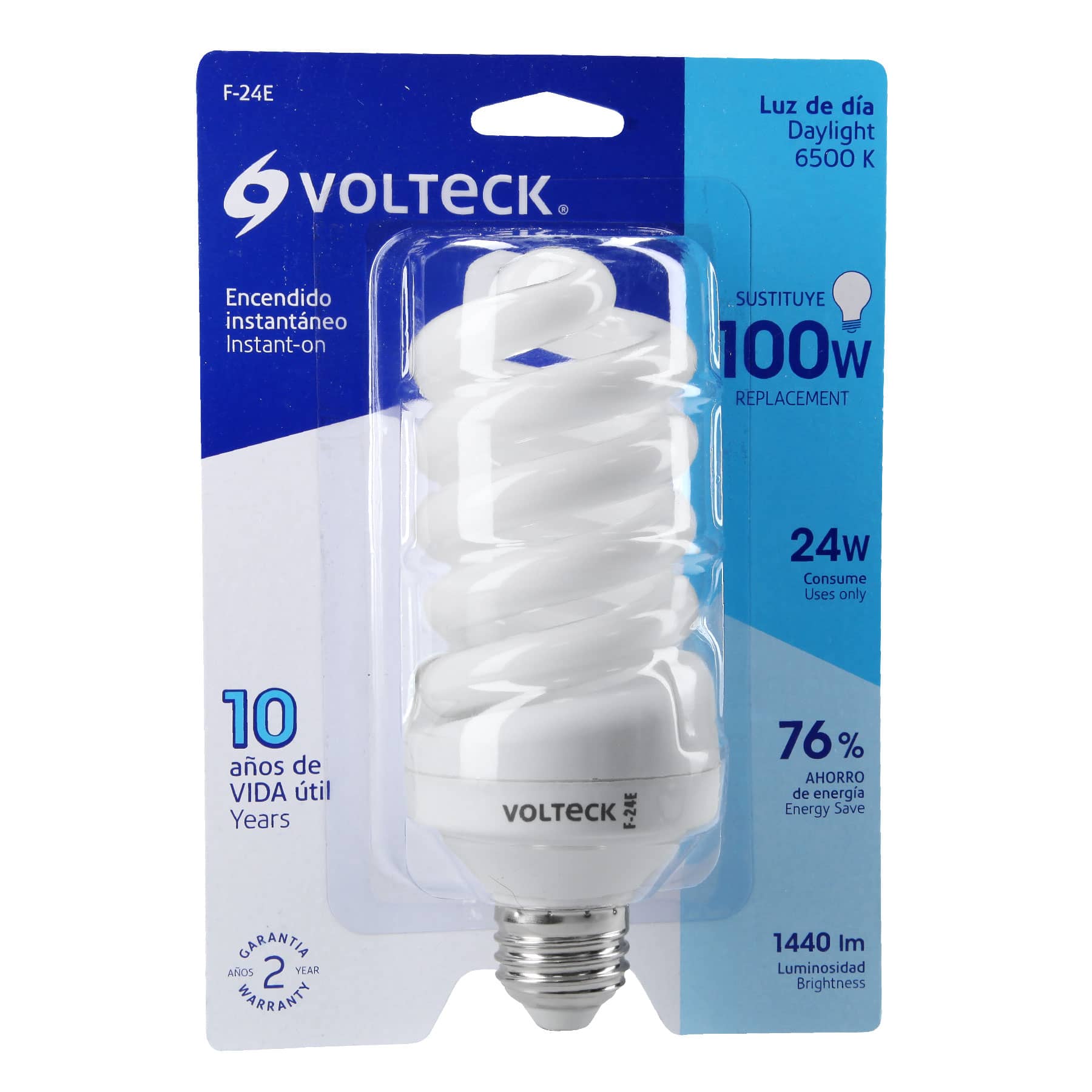 LAMPARA ESPIRAL 24W VOLTECK - Imagen 3
